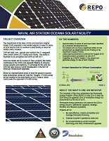 REPO Fact Sheet for Solar Installation at NAS Oceana